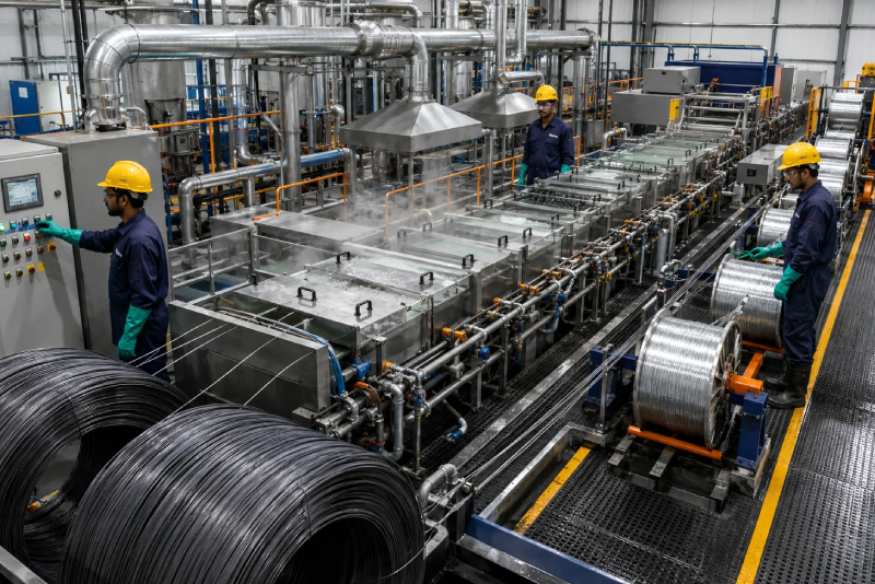 Wire plating and pickling plant manufacture in India