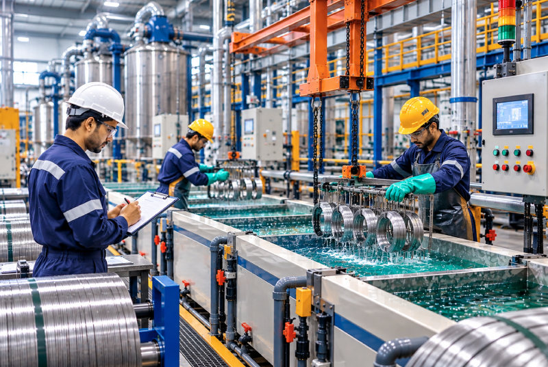 What should I consider when choosing a wire plating and pickling plant manufacturer in India?
