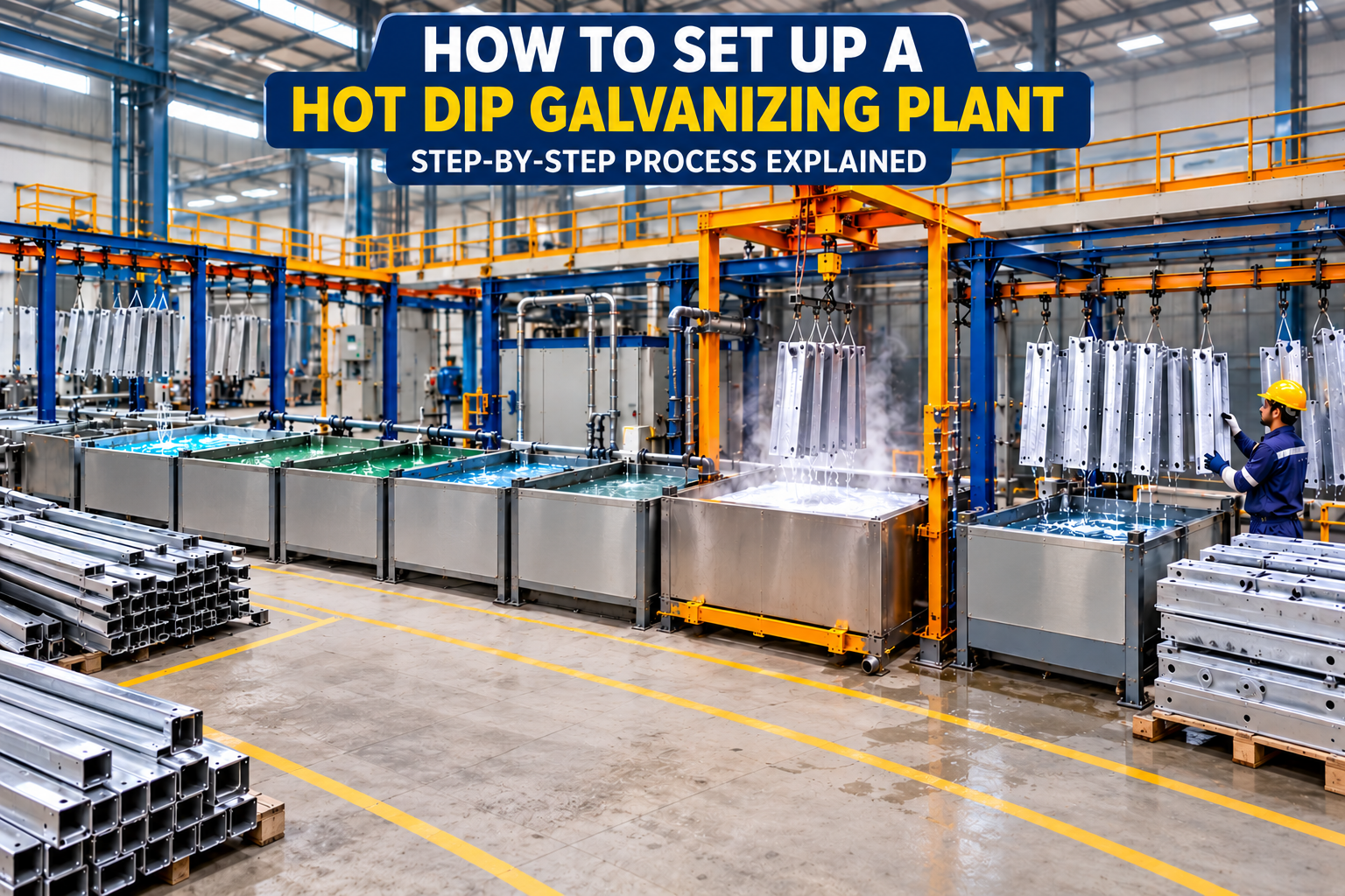 How to Set Up a Hot Dip Galvanizing Plant — Step-by-Step Process Explained